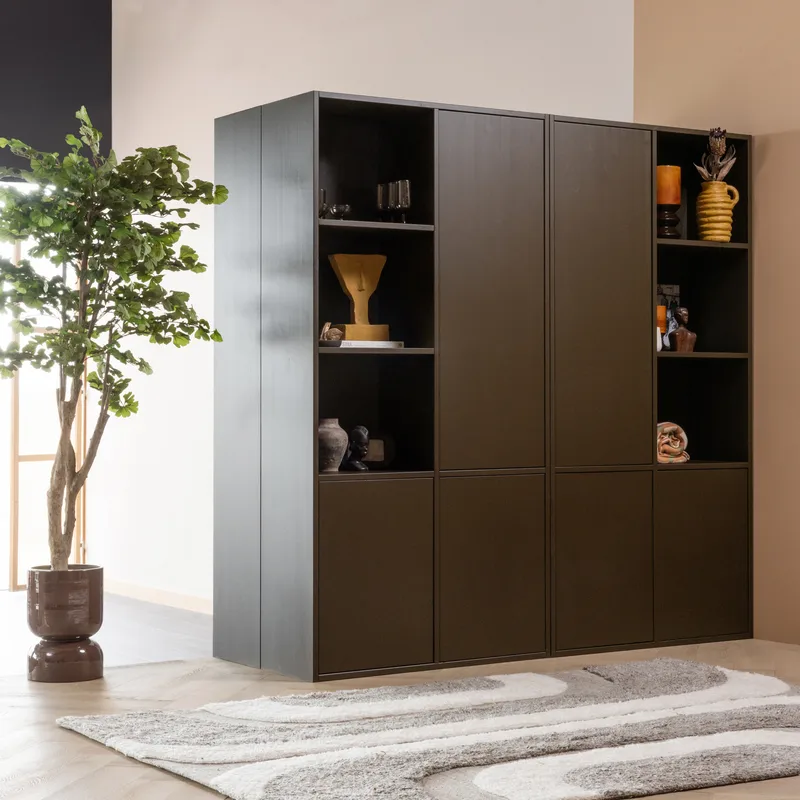 Matto Moro 170×240 cm - Harmaa/Valkoinen - Kodintekstiilit & matot - Matto - Moderni matto - Villamatto