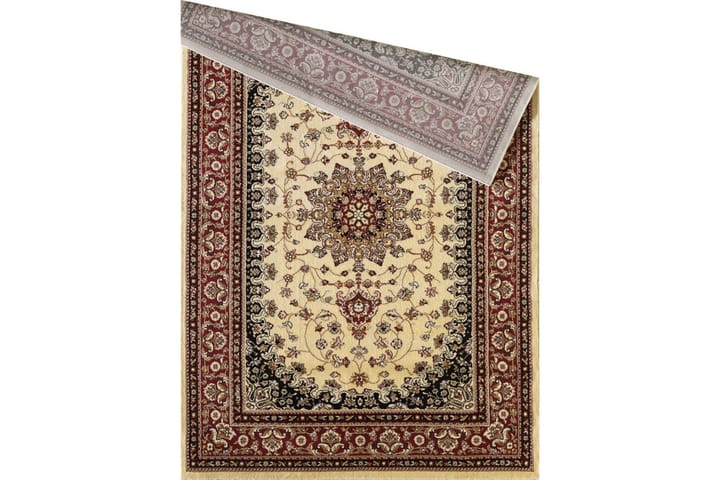 Matto Naple Beige/Tummanpunainen 120x170 - D-sign - Wilton-matto - Kuviollinen matto & värikäs matto