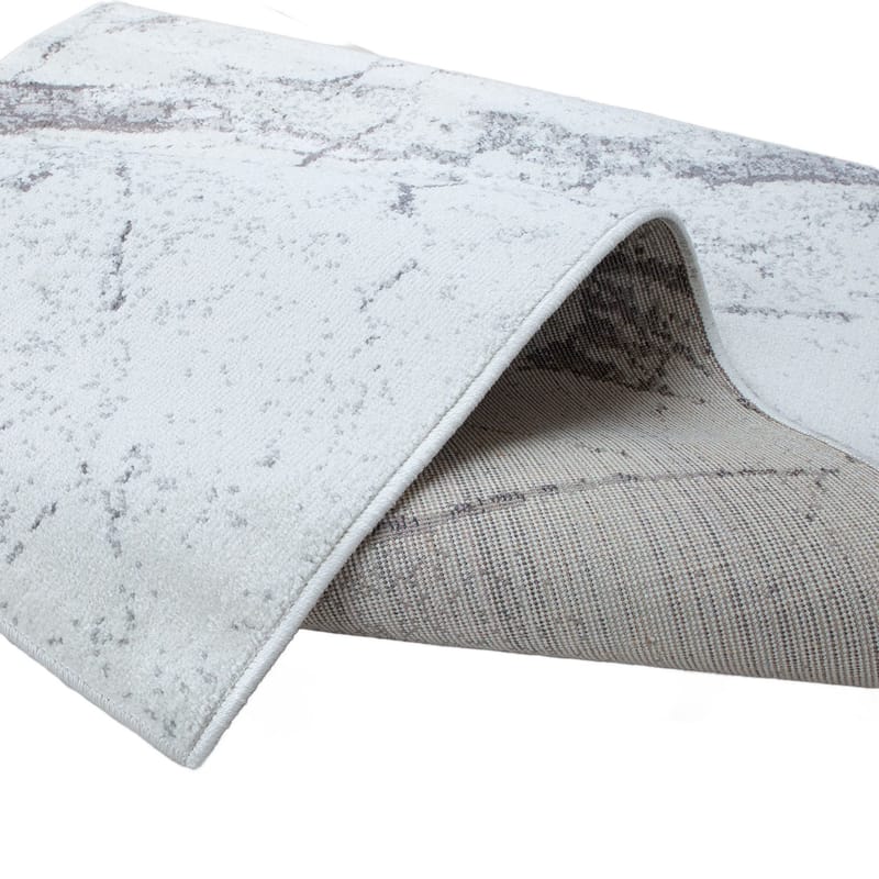 Matto Rönvik 160x230 cm - valkoinen/harmaa - Kodintekstiilit & matot - Matto - Moderni matto - Wilton-matto