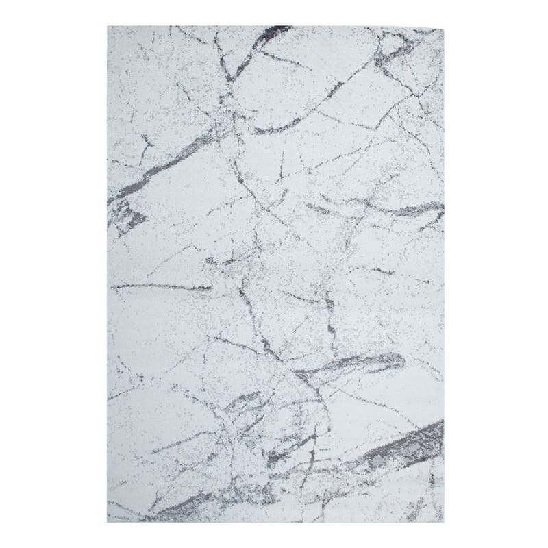 Matto Rönvik 200x285 cm, valkoinen/harmaa
