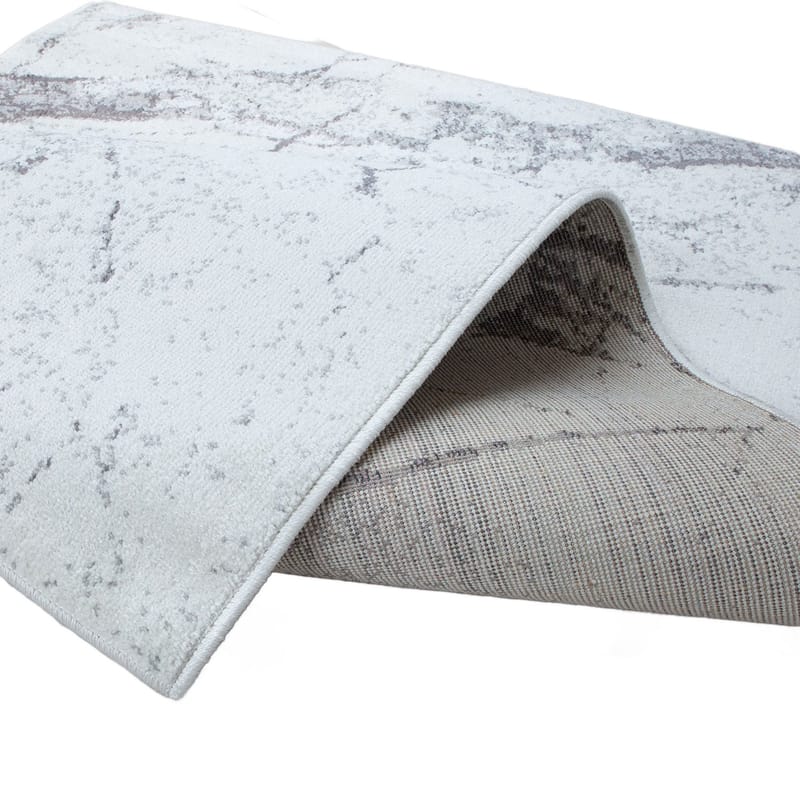 Matto Rönvik 200x285 cm - valkoinen/harmaa - Kodintekstiilit & matot - Matto - Moderni matto - Wilton-matto