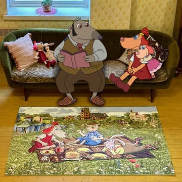 Matto Relvi 100x160 cm - Vihreä - Kodintekstiilit & matot - Matto - Moderni matto - Wilton-matto