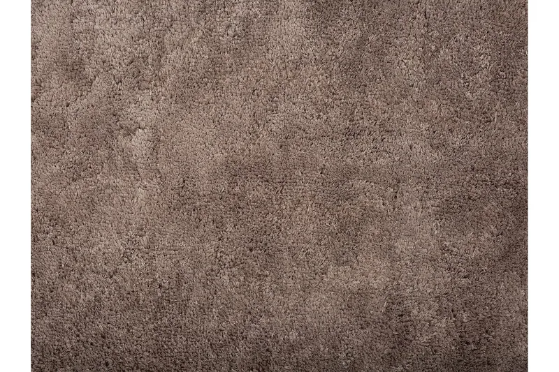 Matto Reminga Pitkä nukka 200x200 cm - Vaaleanruskea - Kodintekstiilit & matot - Matto - Moderni matto - Nukkamatto