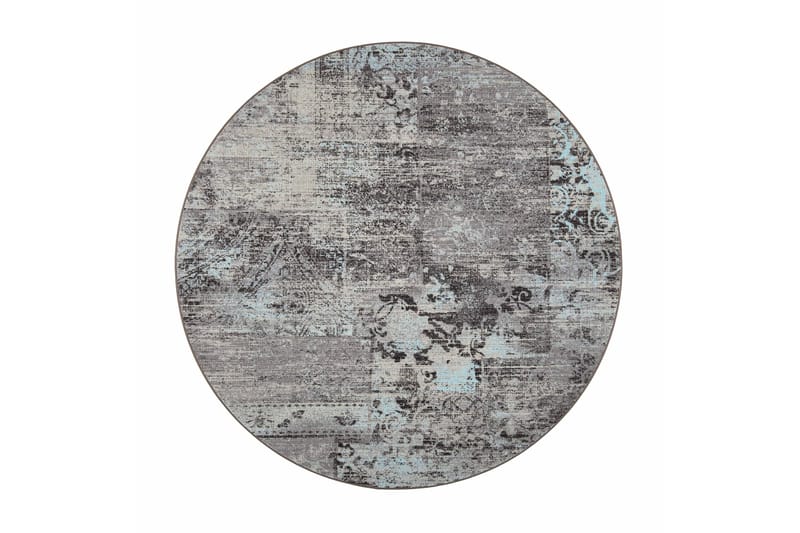 Matto Rustiikki Pyöreä 200 cm Turkoosi, VM Carpet