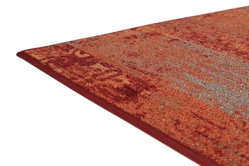 Matto Rustiikki Pyöreä 160 cm Puna-oranssi - VM Carpet - Kodintekstiilit & matot - Matto - Moderni matto - Käytävämatto