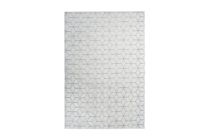 Matto Skeardpat Ryti 120x160 cm Valkoinen/Antrasiitti - D-Sign - Wilton-matto - Kuviollinen matto & värikäs matto