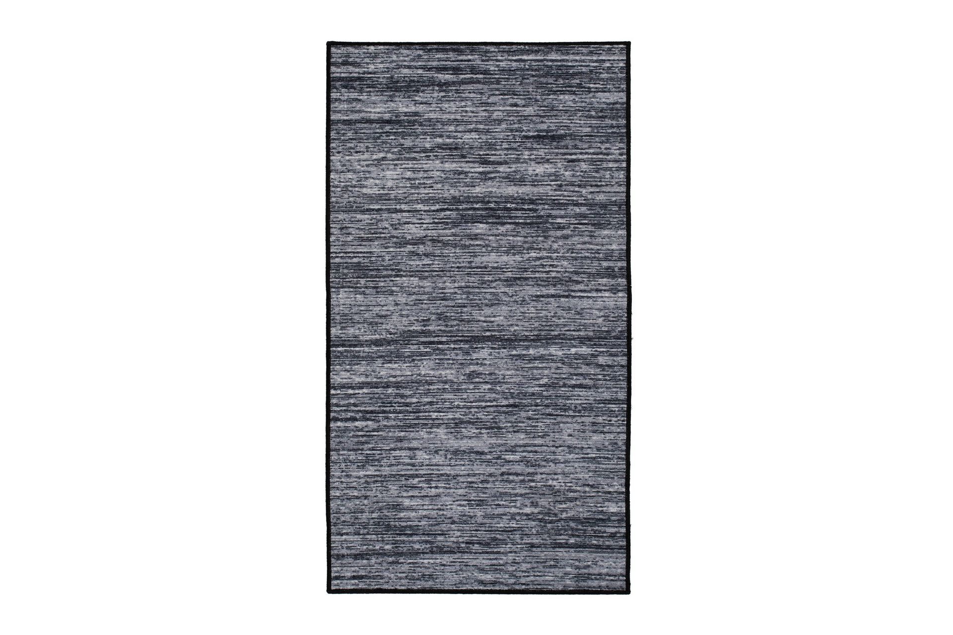 Matto Struktur 80x350 cm Musta - Musta