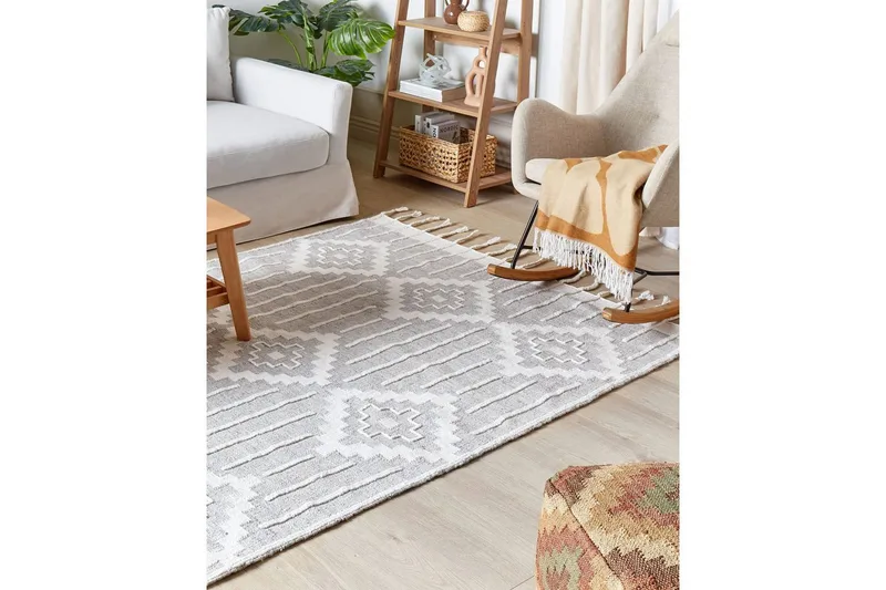 Matto Tabiat - 140x200 cm - Kodintekstiilit & matot - Matto - Moderni matto - Räsymatto