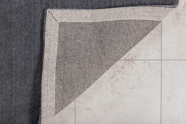 Matto Ulu 200x300 cm - Tummanharmaa - Käsintehdyt matot - Villamatto