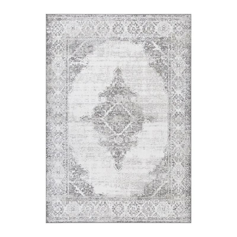 Matto Vanor 160x230 cm, valkoinen/harmaa