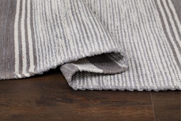 Matto Vindö 75x150 cm Harmaa - Harmaa - Kodintekstiilit & matot - Matto - Moderni matto - Wilton-matto