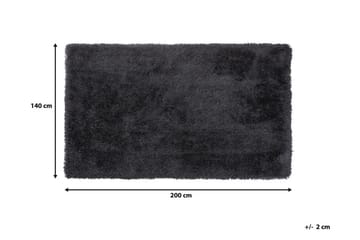 Matto Winterhay 140x200 cm - Musta - Kodintekstiilit & matot - Matto - Moderni matto - Nukkamatto