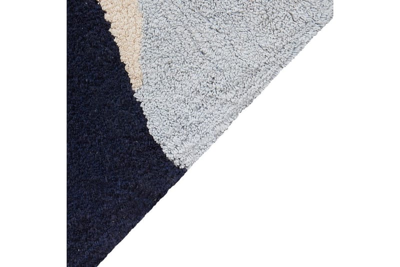 Matto Xinali - Sininen, punainen, beige, harmaa - Kodintekstiilit & matot - Matto - Moderni matto - Puuvillamatto