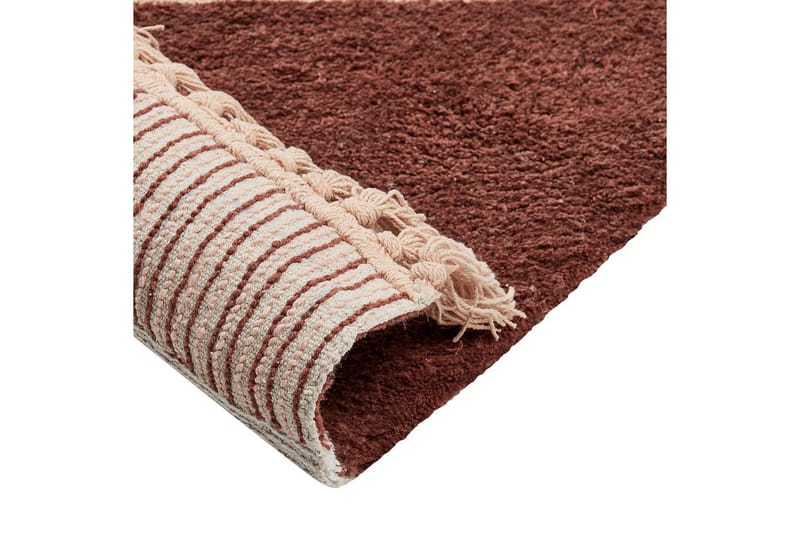 Matto Xuluf - Ruskea, Beige - Kodintekstiilit & matot - Matto - Moderni matto - Puuvillamatto