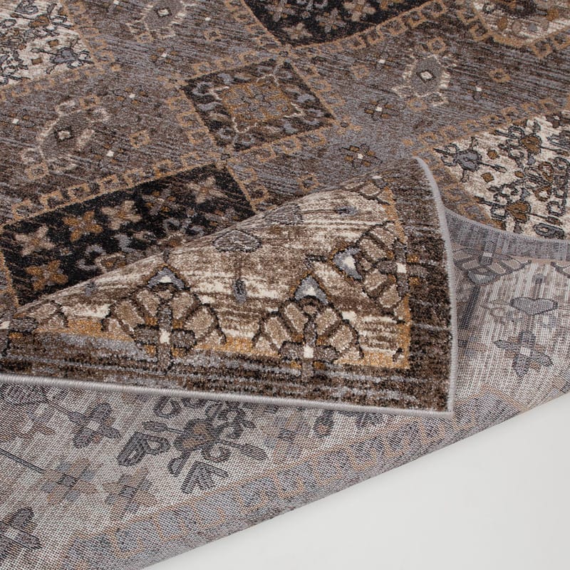 Matto Yelvi 200x285 cm - ruskea/beige - Kodintekstiilit & matot - Matto - Moderni matto - Wilton-matto