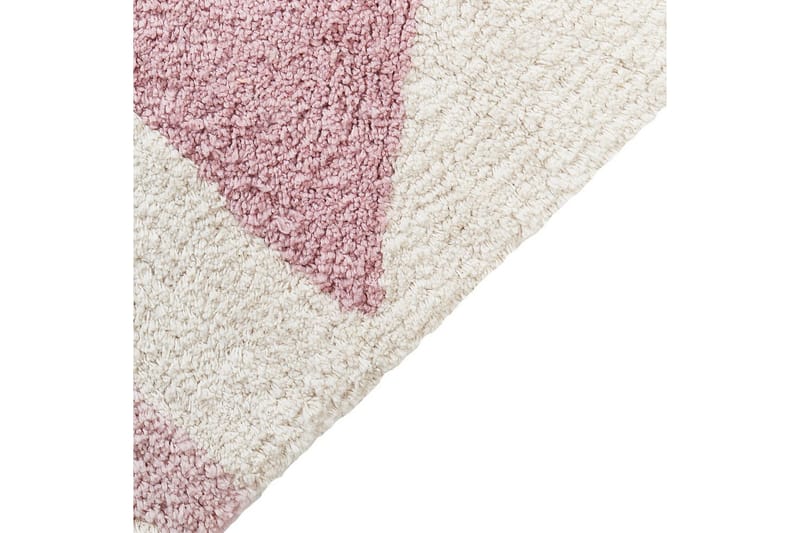 Matto Zaysan - Beige, vaaleanpunainen, violetti, keltainen - Kodintekstiilit & matot - Matto - Moderni matto - Puuvillamatto