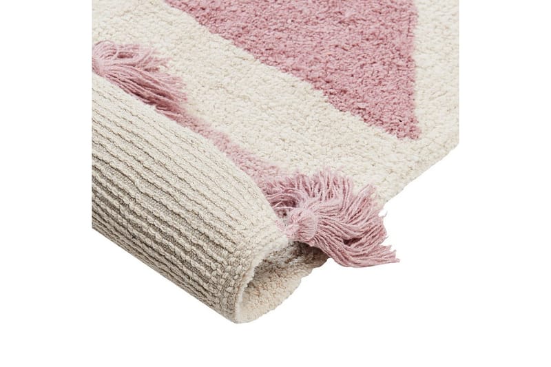 Matto Zaysan - Beige, vaaleanpunainen, violetti, keltainen - Kodintekstiilit & matot - Matto - Moderni matto - Puuvillamatto