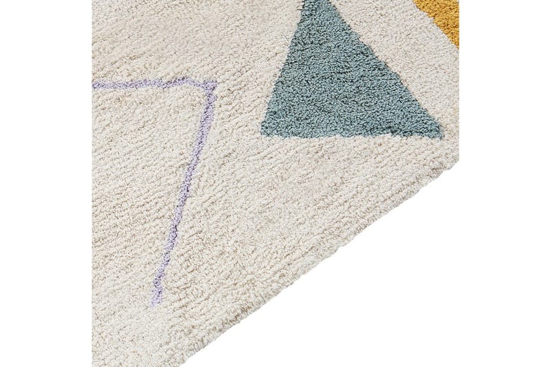 Matto Zaysan - Beige, vihreä, violetti, keltainen, musta - Kodintekstiilit & matot - Matto - Moderni matto - Puuvillamatto