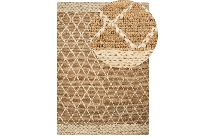 Matto Zorava - 160x230 cm - Kodintekstiilit & matot - Matto - Moderni matto - Juuttimatto & Hamppumatto