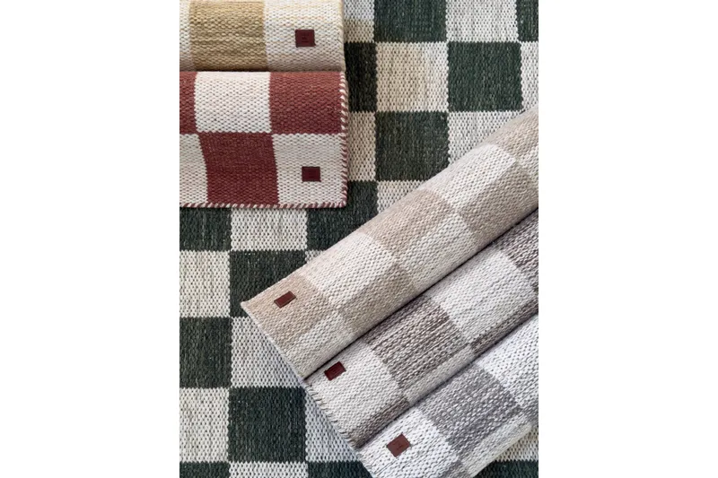 Moharan Villamatto 140x200 cm Suorakulmainen - Tumma beige - Kodintekstiilit & matot - Matto - Moderni matto - Villamatto