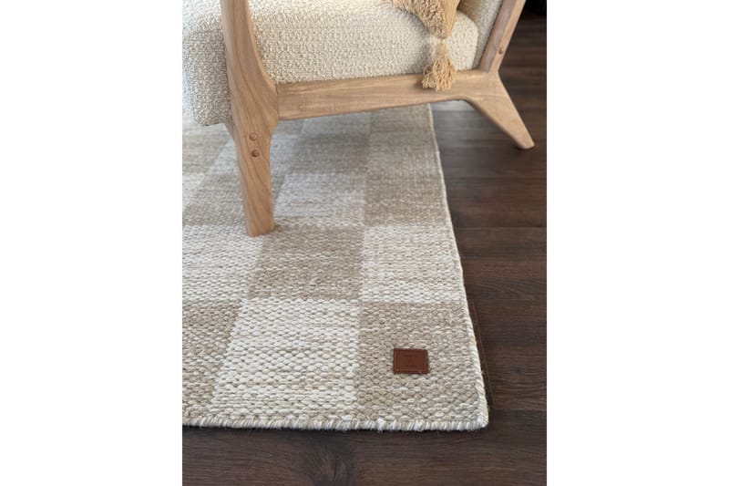 Moharan Villamatto 140x200 cm Suorakulmainen - Pellava - Kodintekstiilit & matot - Matto - Moderni matto - Villamatto