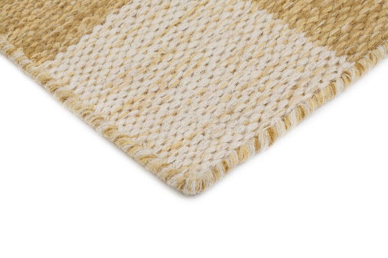 Moharan Villamatto 160x230 cm Suorakulmainen - Keltainen - Kodintekstiilit & matot - Matto - Moderni matto - Villamatto