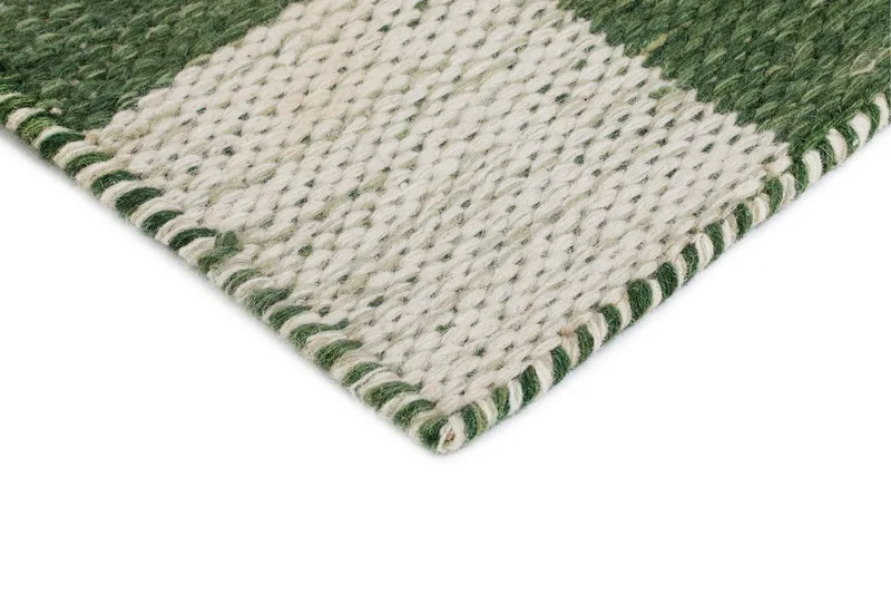 Moharan Villamatto 160x230 cm Suorakulmainen - Smaragdinvihreä - Kodintekstiilit & matot - Matto - Moderni matto - Villamatto