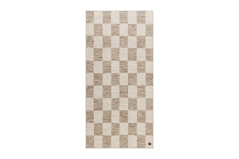 Moharan Villamatto 75x200 cm Pitkulainen - Tumma beige - Kodintekstiilit & matot - Matto - Moderni matto - Villamatto
