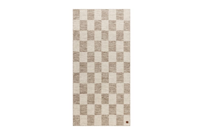 Moharan Villamatto 75x200 cm Pitkulainen - Tumma beige - Kodintekstiilit & matot - Matto - Moderni matto - Villamatto