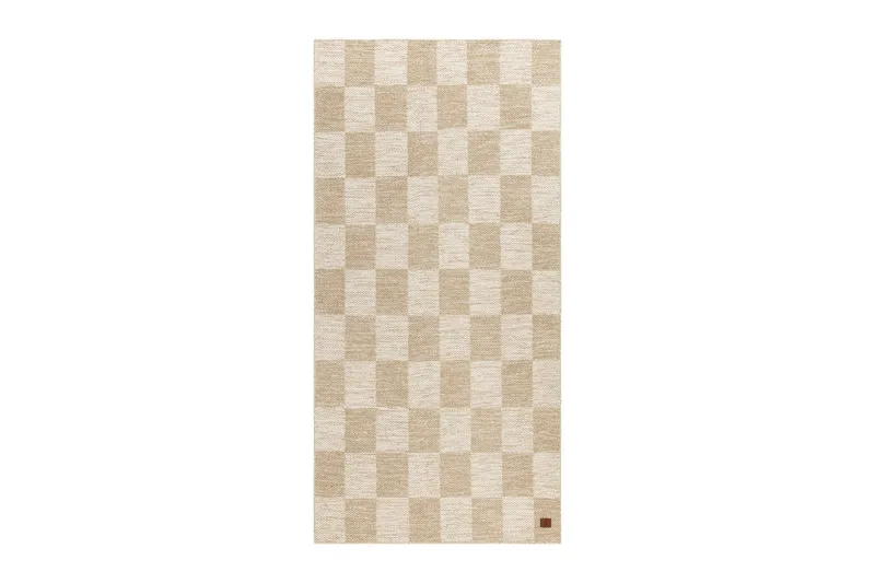 Moharan Villamatto 75x200 cm Pitkulainen - Pellava - Kodintekstiilit & matot - Matto - Moderni matto - Villamatto