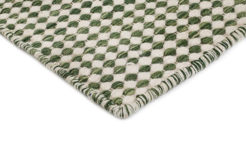 Mohardi Villamatto 160x230 cm Suorakulmainen - Smaragdinvihreä - Kodintekstiilit & matot - Matto - Moderni matto - Villamatto