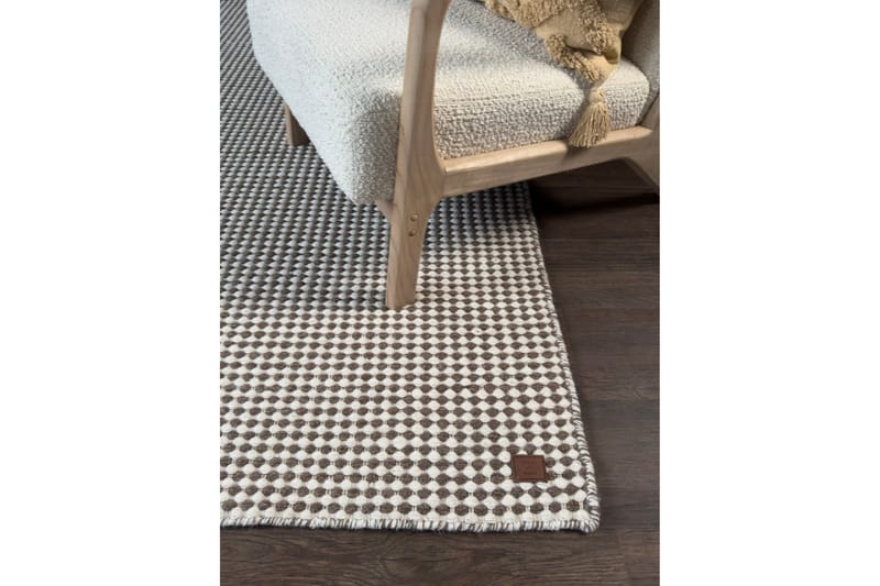 Mohardi Villamatto 200x300 cm Suorakulmainen - Tumma beige - Kodintekstiilit & matot - Matto - Moderni matto - Villamatto