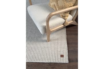 Mohardi Villamatto 80x200 cm Pitkulainen - Harmaa - Kodintekstiilit & matot - Matto - Moderni matto - Villamatto