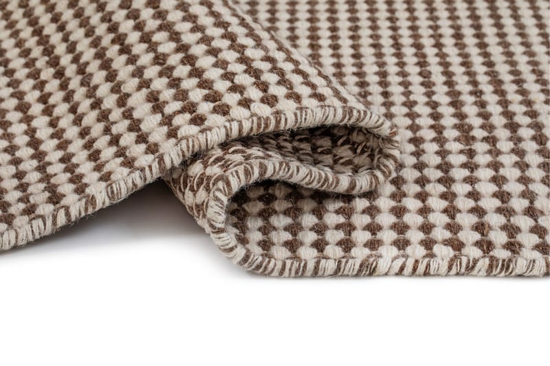 Mohardi Villamatto 80x200 cm Pitkulainen - Tumma beige - Kodintekstiilit & matot - Matto - Moderni matto - Villamatto