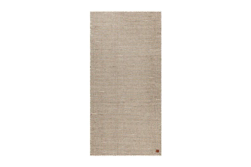 Mohardi Villamatto 80x200 cm Pitkulainen - Tumma beige - Kodintekstiilit & matot - Matto - Moderni matto - Villamatto
