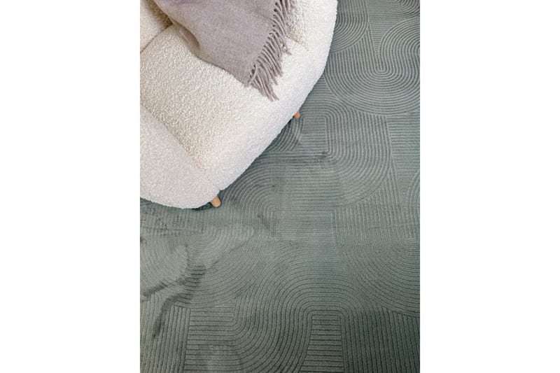 Momita Frieze-matto 160x230 cm Suorakulmainen - Vihreä - Kodintekstiilit & matot - Matto - Moderni matto - Wilton-matto