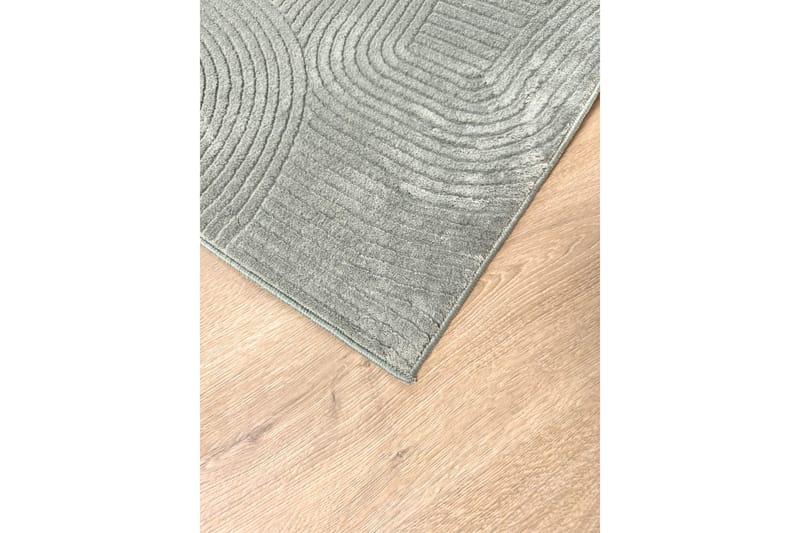 Momita Frieze-matto 80x250 cm Pitkulainen - Vihreä - Kodintekstiilit & matot - Matto - Moderni matto - Wilton-matto