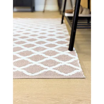 Muovimatto Hilma Wave - 70x200 cm, Vaaleanpunainen - Kodintekstiilit & matot - Matto - Moderni matto - Wilton-matto
