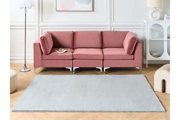 Nahkamatto Mirpur 80x150 cm - Harmaa - Kodintekstiilit & matot - Matto - Moderni matto - Wilton-matto