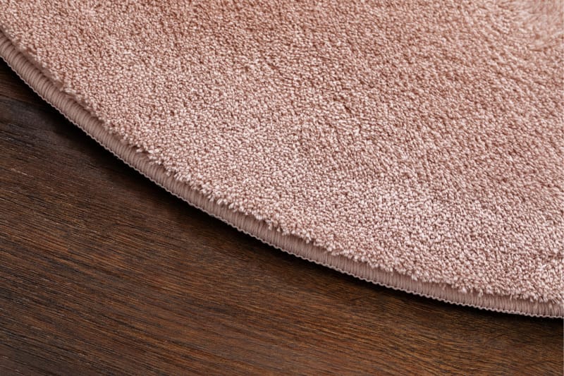 Cozy Dusty Pink Rund 120 - Rosa - Kodintekstiilit & matot - Matto - Moderni matto - Nukkamatto