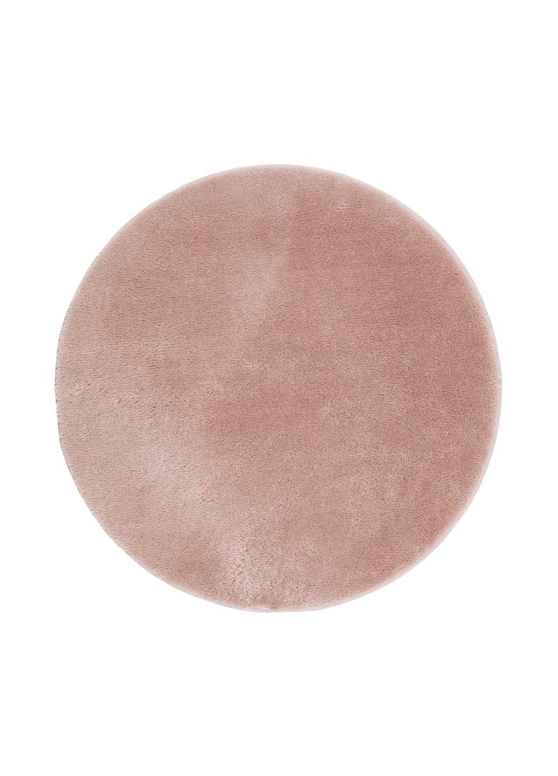 Cozy Dusty Pink Rund 120 - Rosa - Kodintekstiilit & matot - Matto - Moderni matto - Nukkamatto
