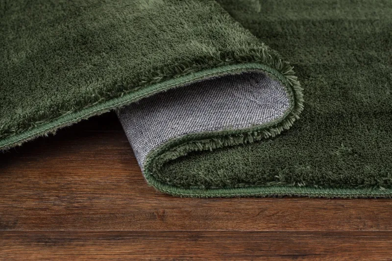 Cozy Grön Rund 120 - Vihreä - Kodintekstiilit & matot - Matto - Moderni matto - Nukkamatto