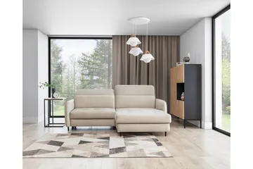 Nukkamatto Eustache Suorakulmainen 220x160 cm - Beige - Kodintekstiilit & matot - Matto - Moderni matto - Nukkamatto