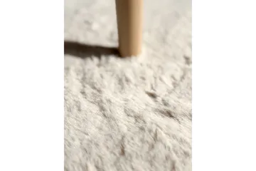 Nukkamatto Heaven Ø120 cm Pyöreä Luonnollinen - Luonnonväri - Kodintekstiilit & matot - Matto - Moderni matto - Nukkamatto