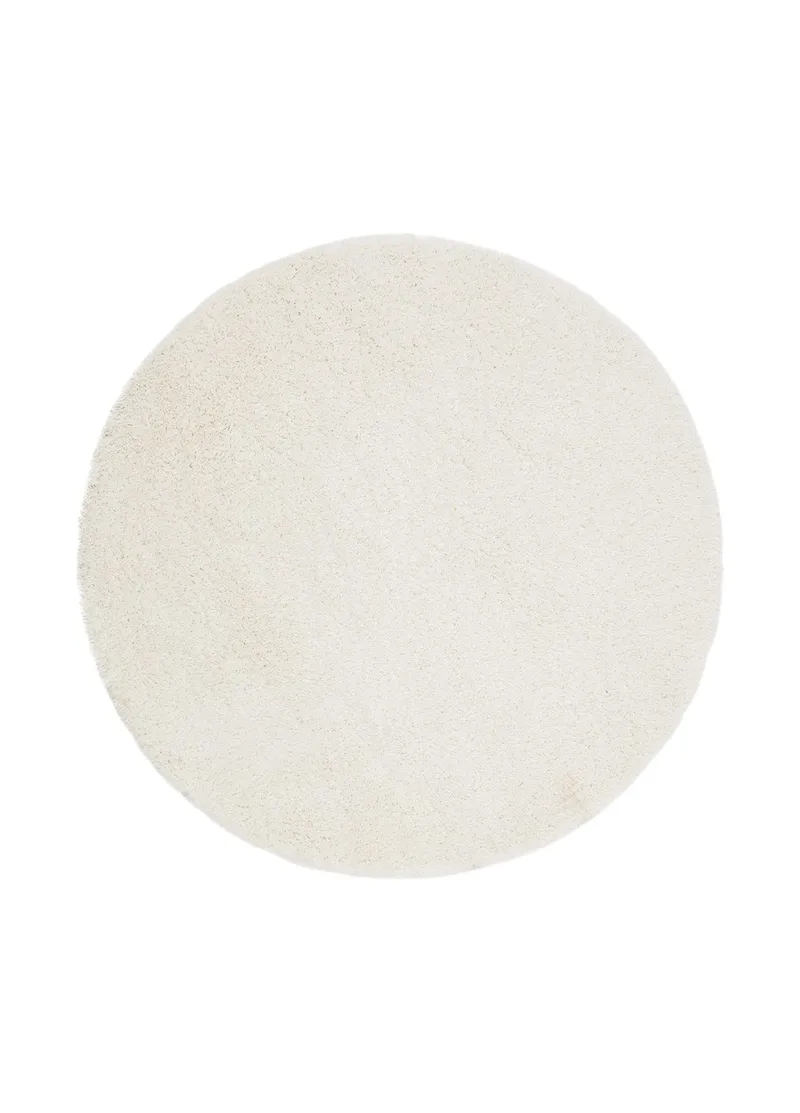 Husina Ryijymatto 240 cm Pyöreä, Valkoinen