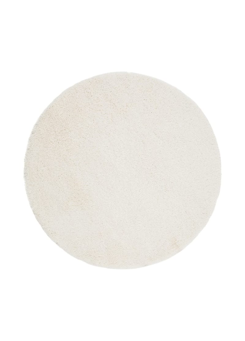 Husina Ryijymatto 240 cm Pyöreä, Valkoinen