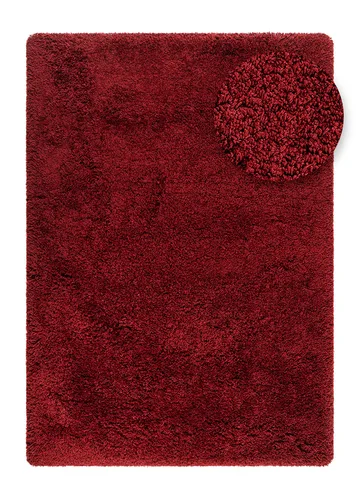 Käsinkudottu matto KM Home Sorrento 160x230 marsala - marsala - Kodintekstiilit & matot - Matto - Moderni matto - Nukkamatto