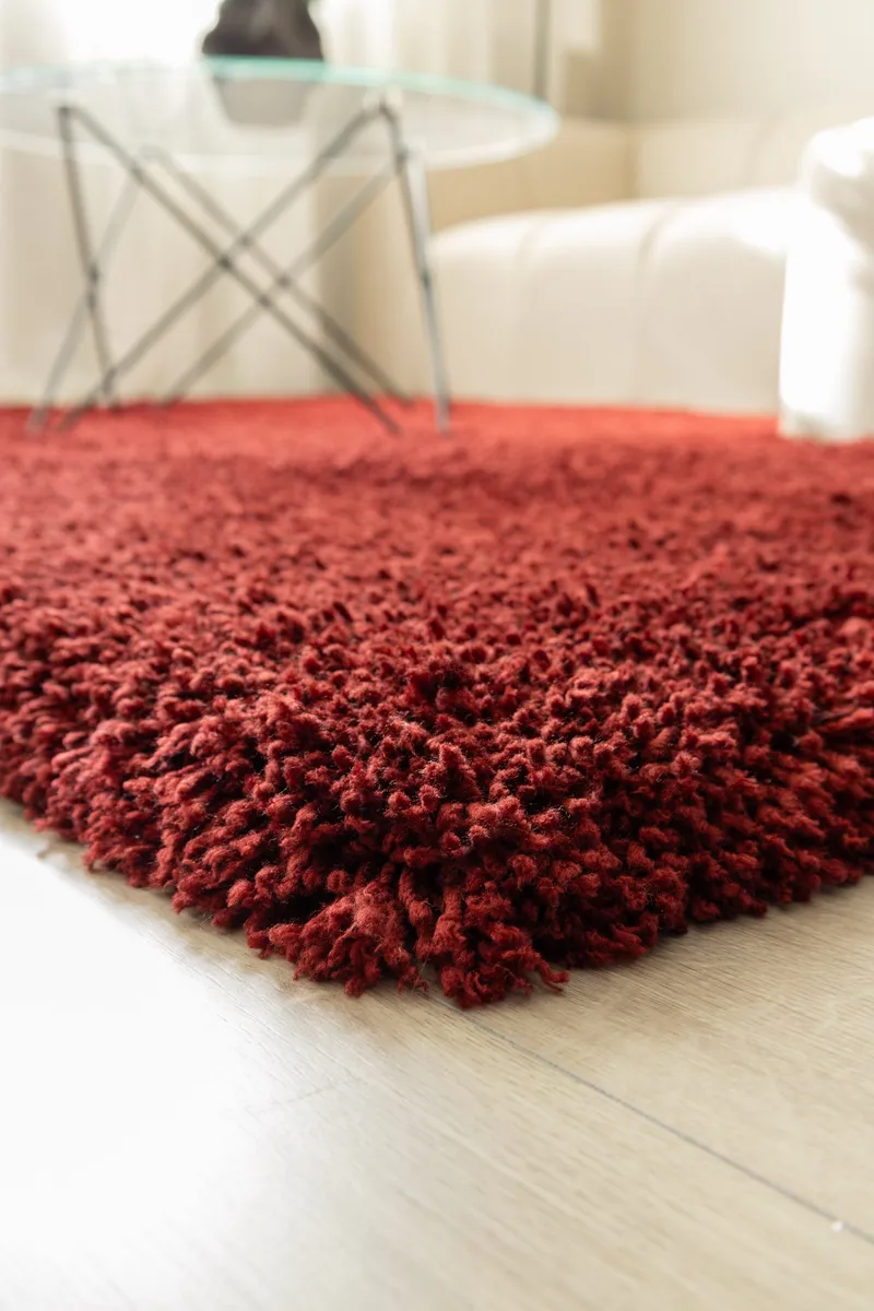 Käsinkudottu matto KM Home Sorrento 160x230 marsala - marsala - Kodintekstiilit & matot - Matto - Moderni matto - Nukkamatto
