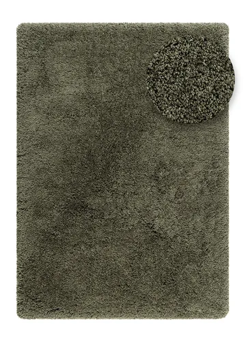 Käsinkudottu matto KM Home Sorrento 240x340 Smaragdinvihreä - Smaragdinvihreä - Kodintekstiilit & matot - Matto - Moderni matto - Nukkamatto