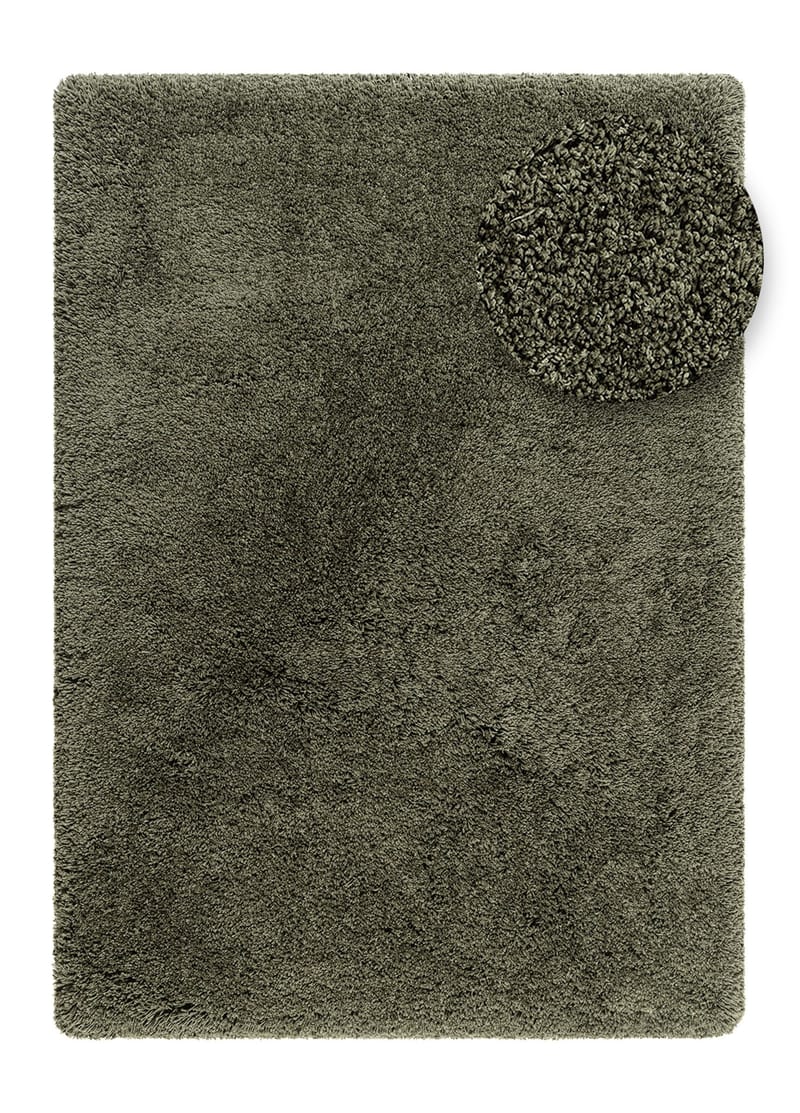Käsinkudottu matto KM Home Sorrento 240x340 Smaragdinvihreä - Smaragdinvihreä - Kodintekstiilit & matot - Matto - Moderni matto - Nukkamatto